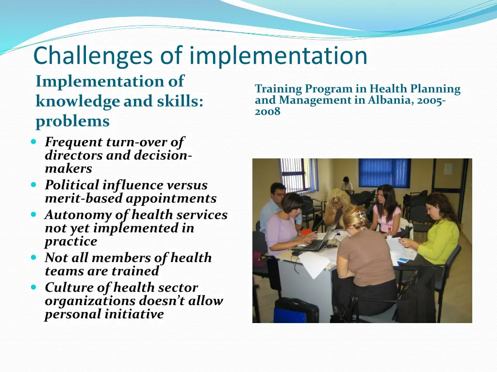 challenges of implementation implementation