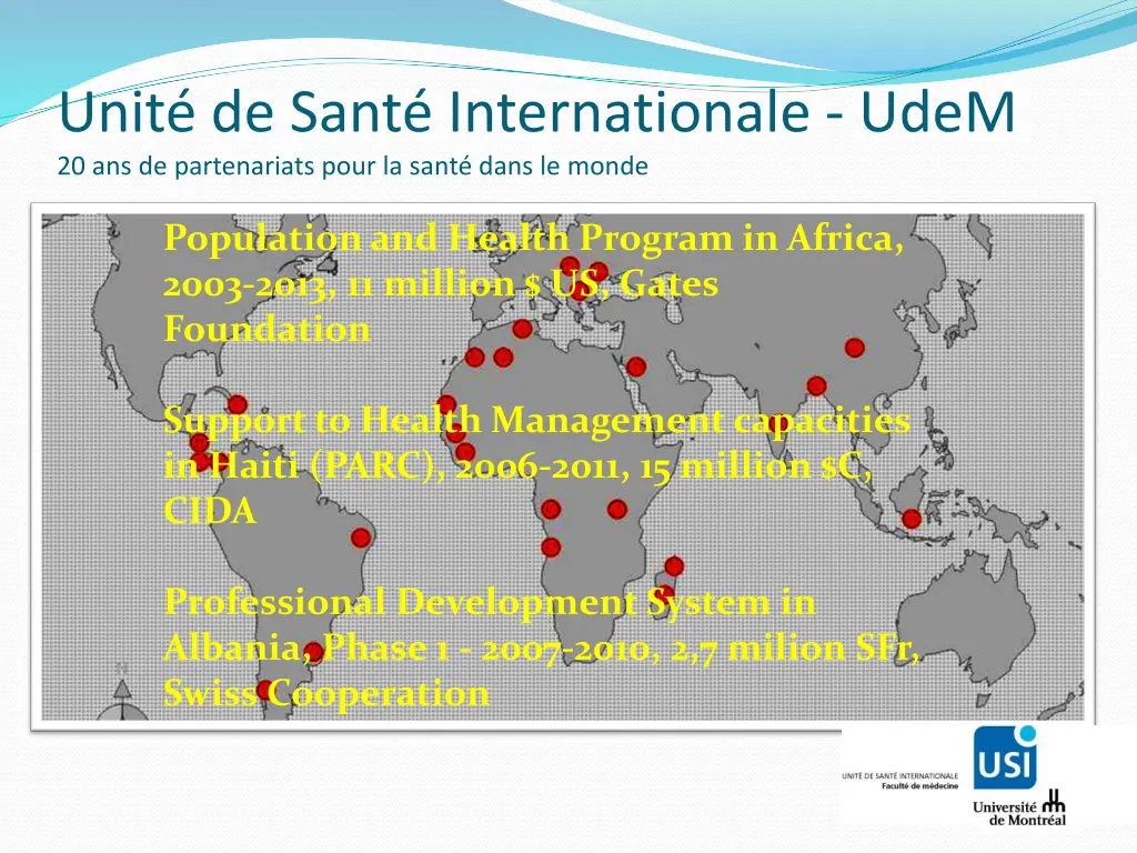 unit de sant internationale udem