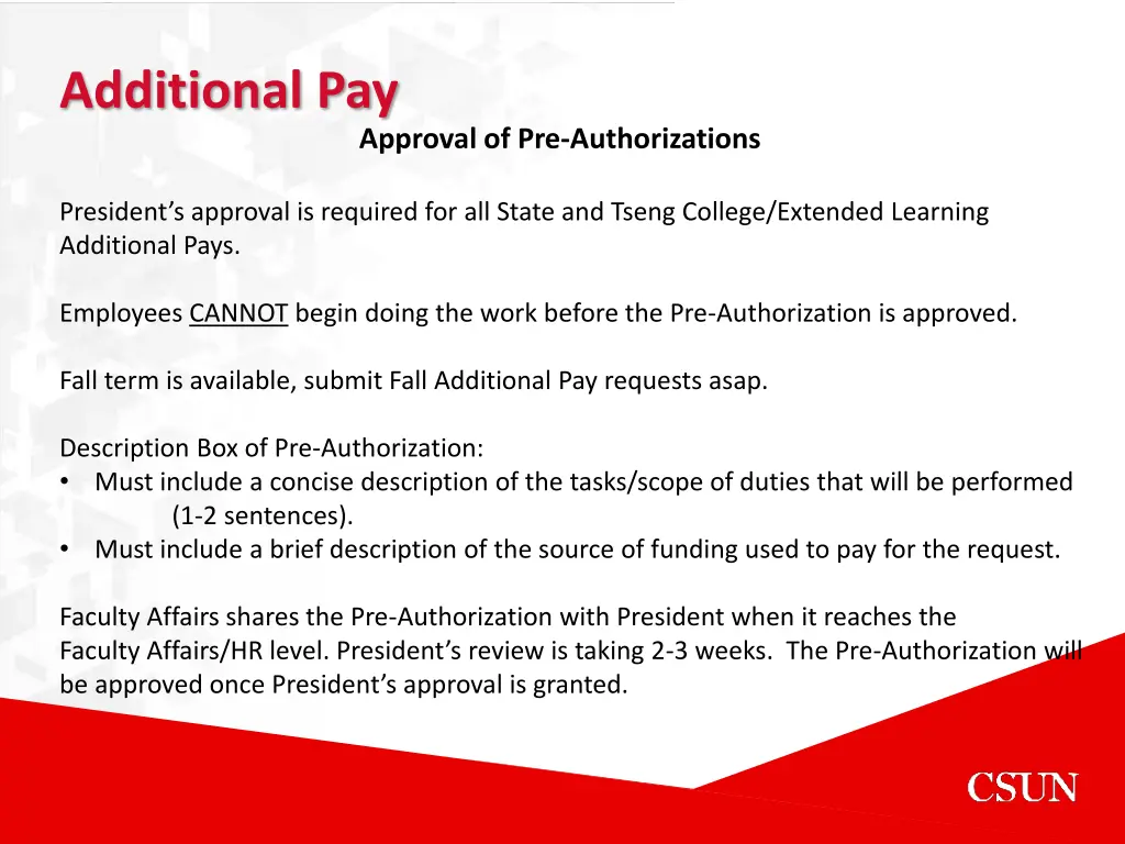 additional pay