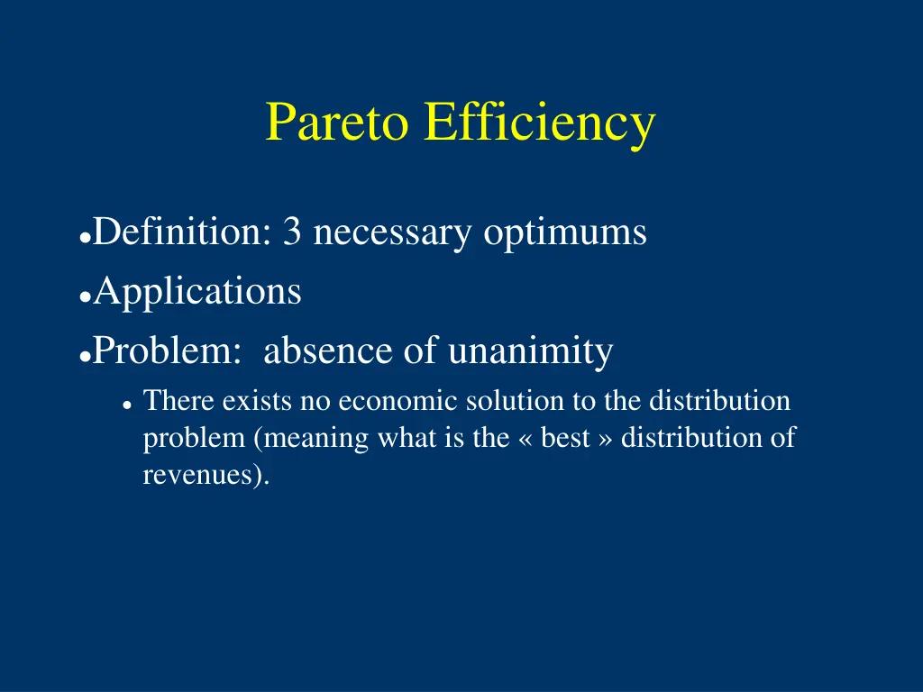 pareto efficiency