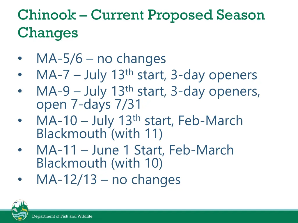 chinook current proposed season changes