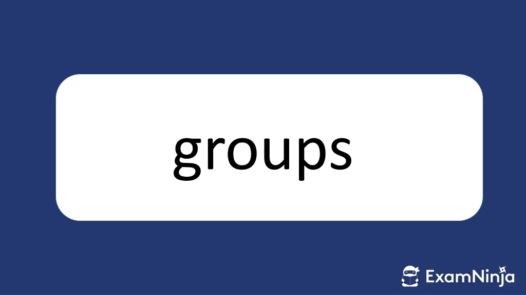 groups