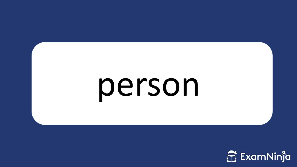 person