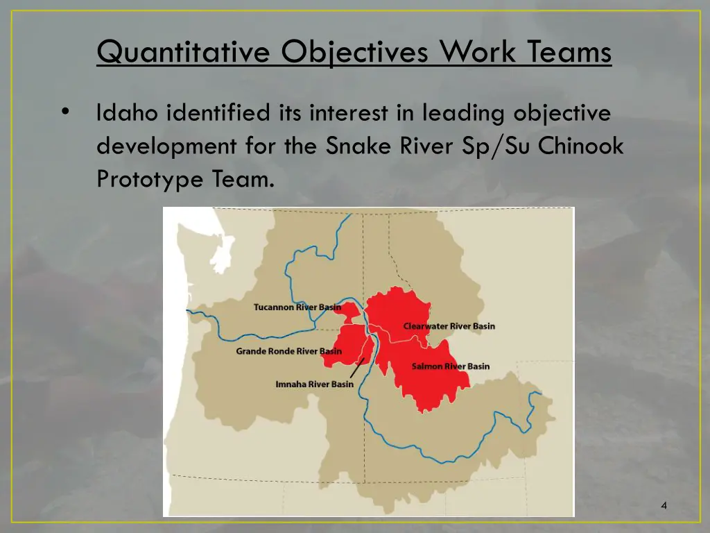 quantitative objectives work teams 1