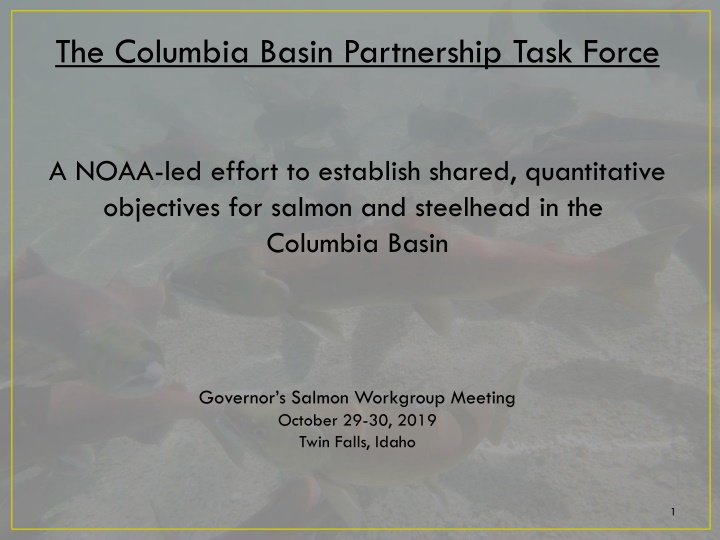 the columbia basin partnership task force