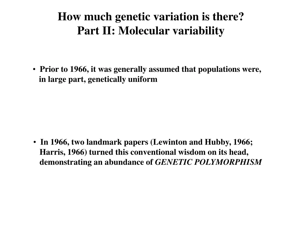 how much genetic variation is there part 1