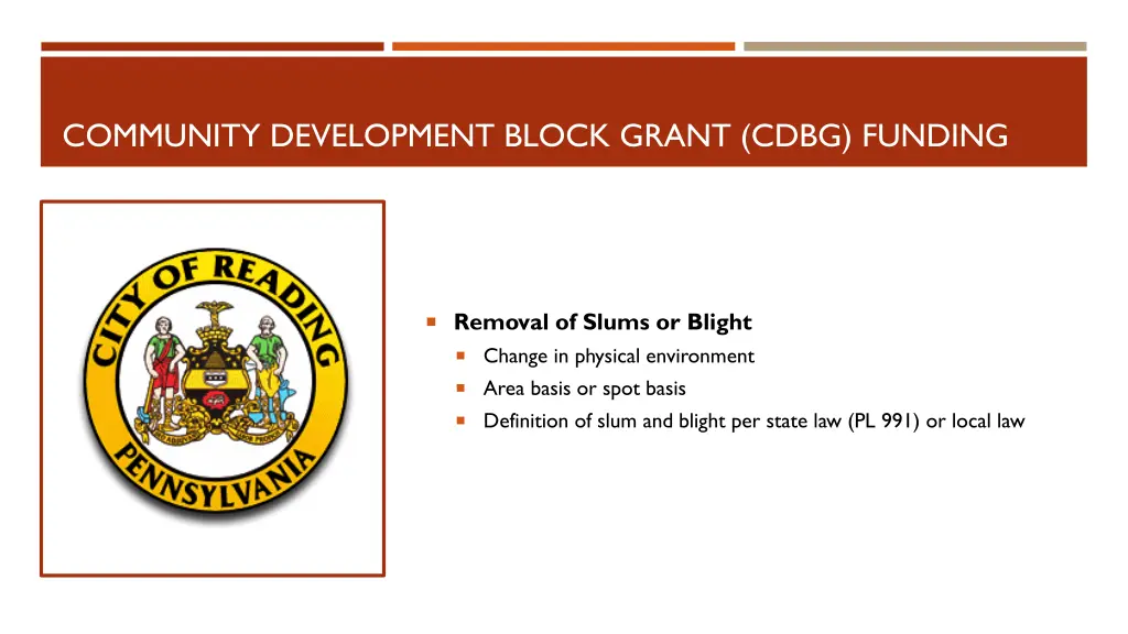 community development block grant cdbg funding 8