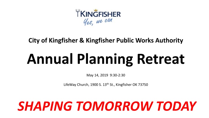 city of kingfisher kingfisher public works