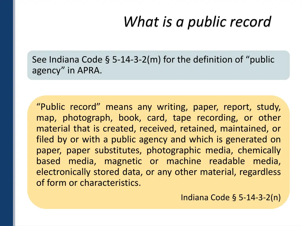 what is a public record