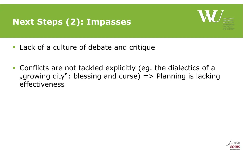 next steps 2 impasses