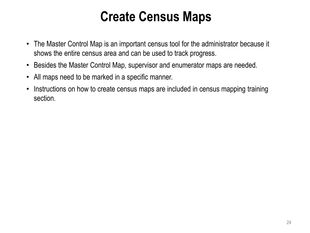 create census maps