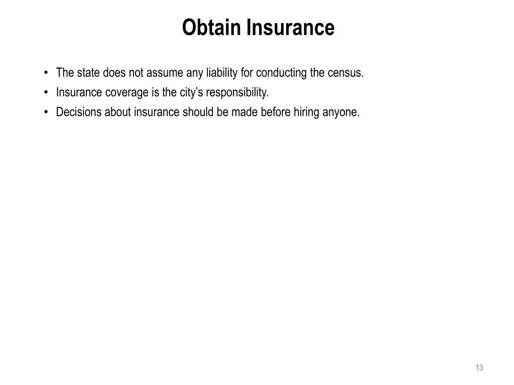 obtain insurance