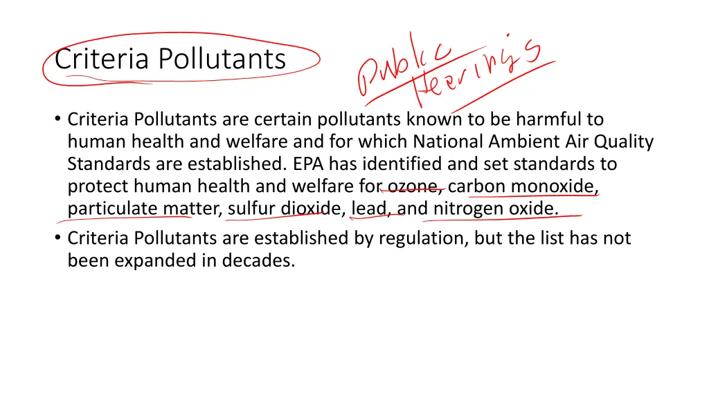 criteria pollutants