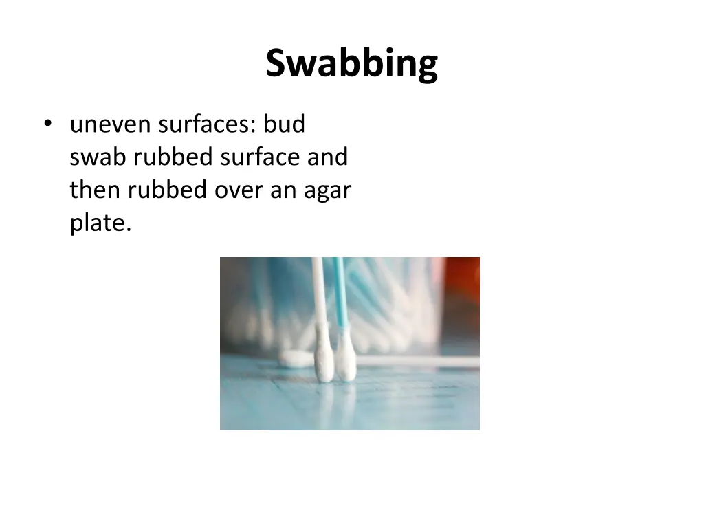 swabbing