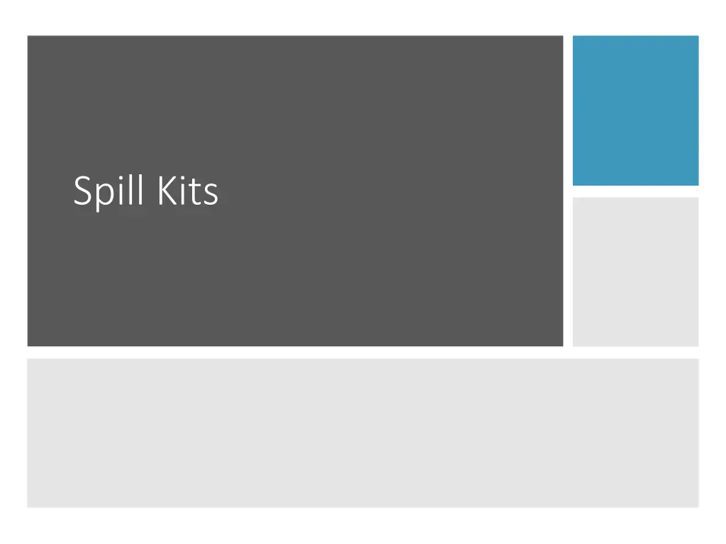 spill kits