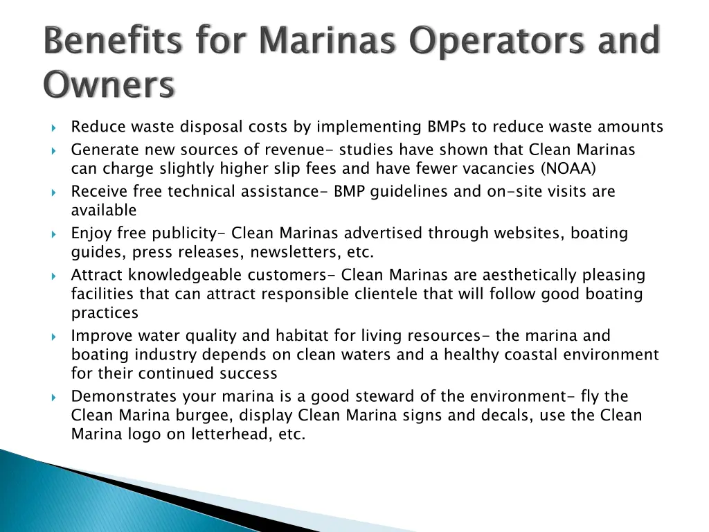 reduce waste disposal costs by implementing bmps