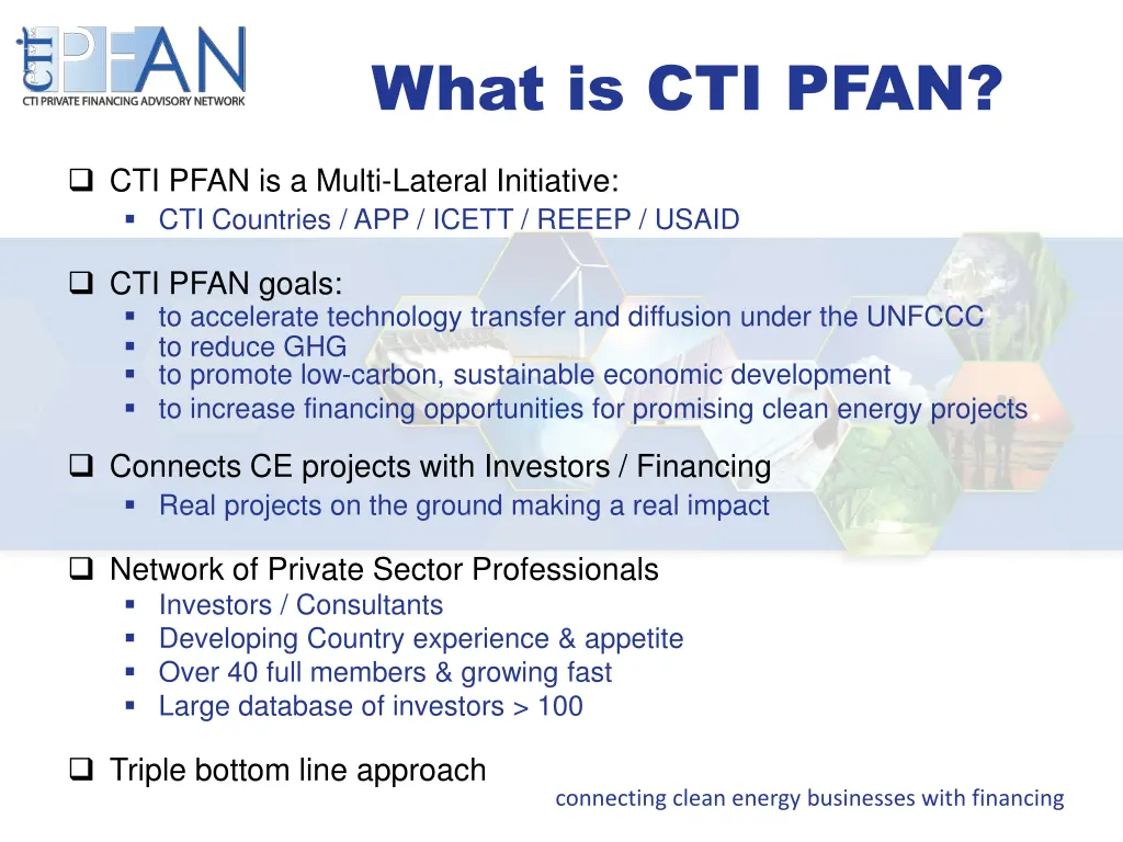 what is cti pfan