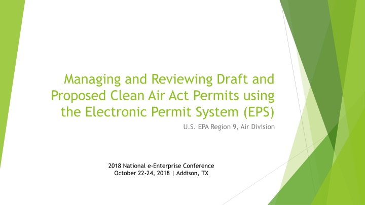 managing and reviewing draft and proposed clean