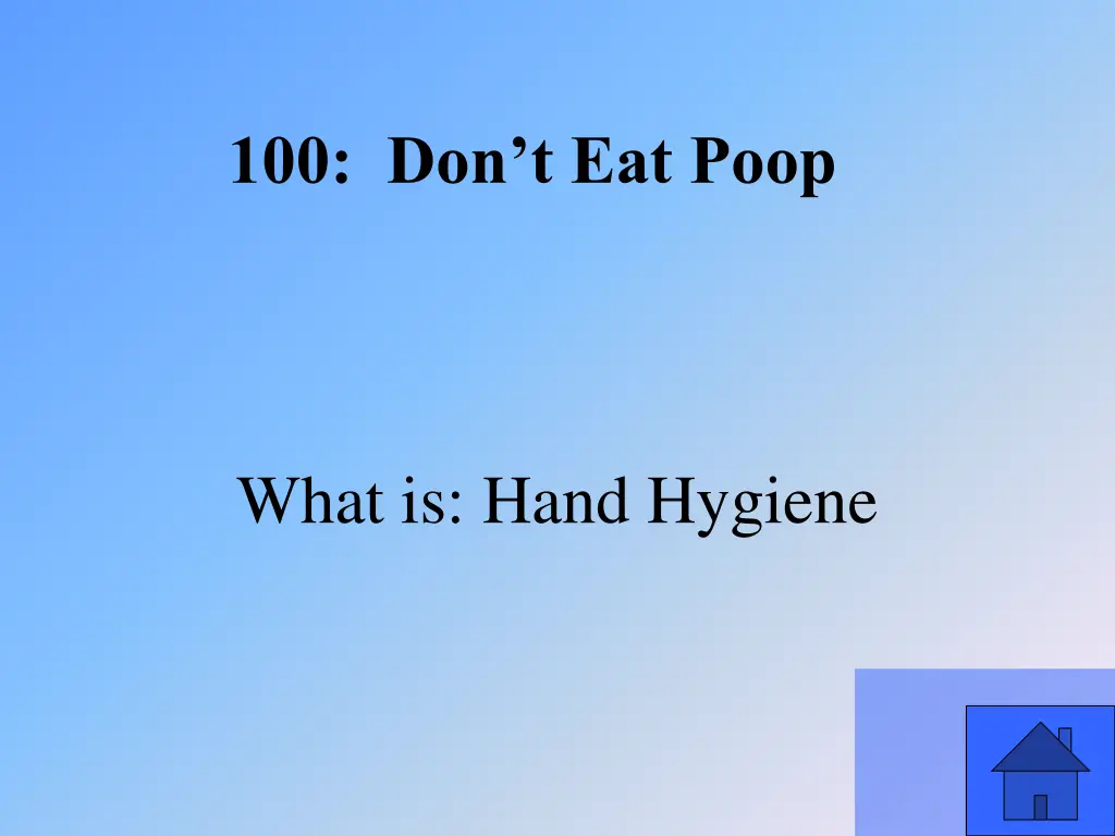 100 don t eat poop 1