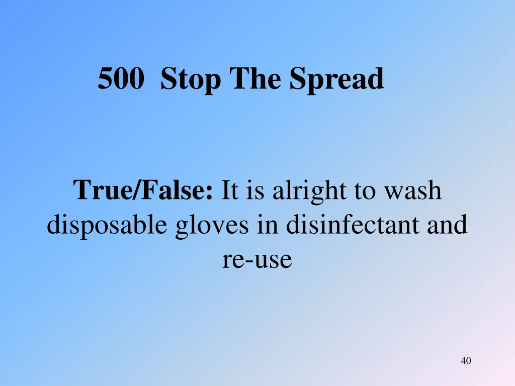 500 stop the spread