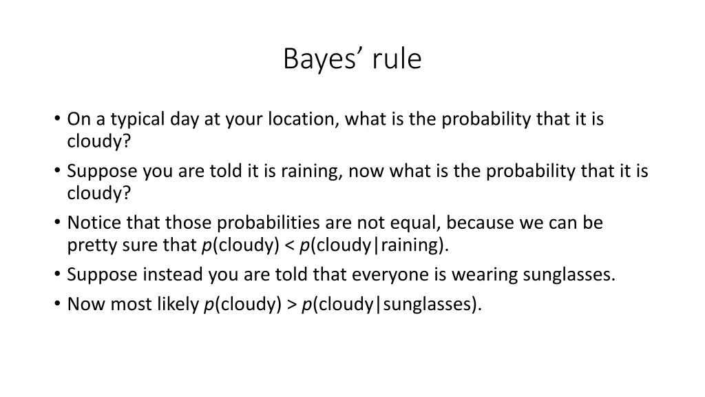 bayes rule 1