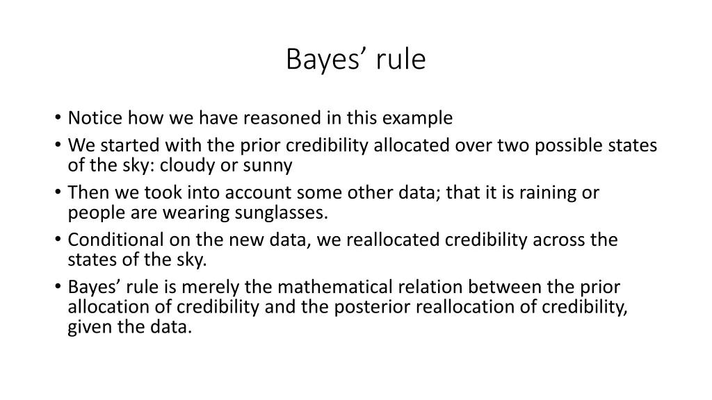 bayes rule 2