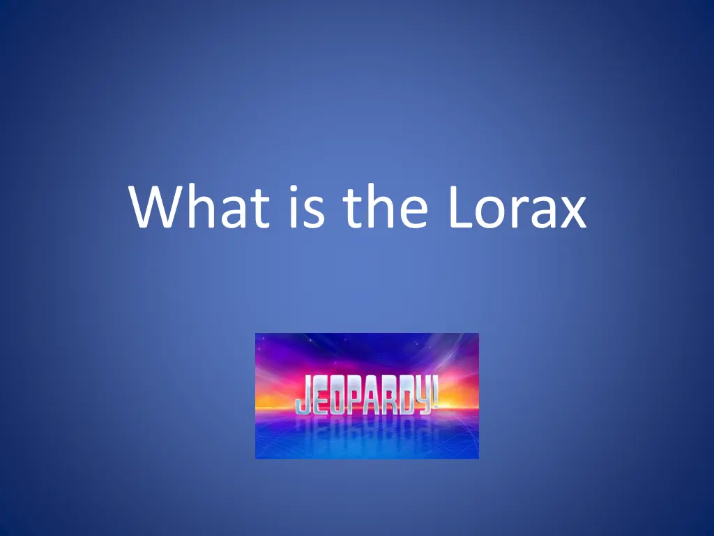 what is the lorax