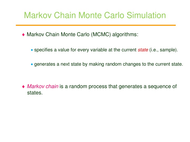 markov chain monte carlo simulation