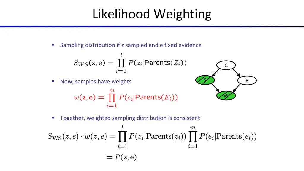 likelihood weighting 4