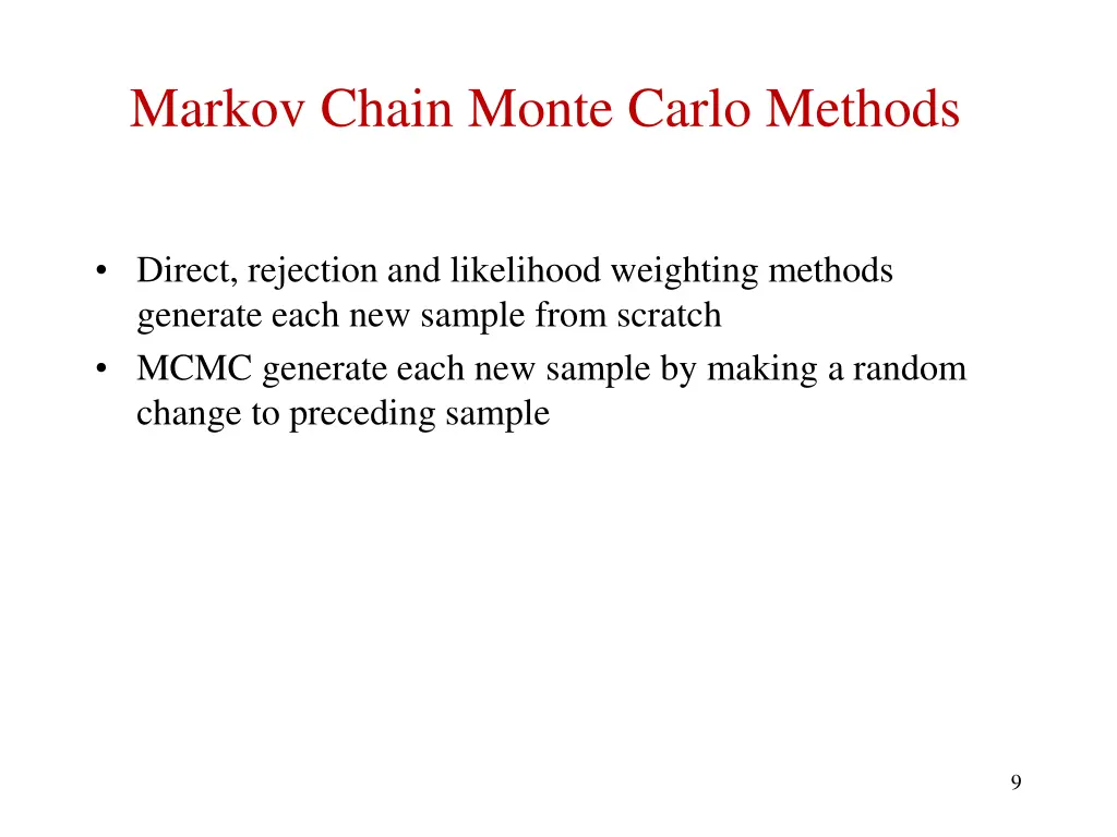 markov chain monte carlo methods