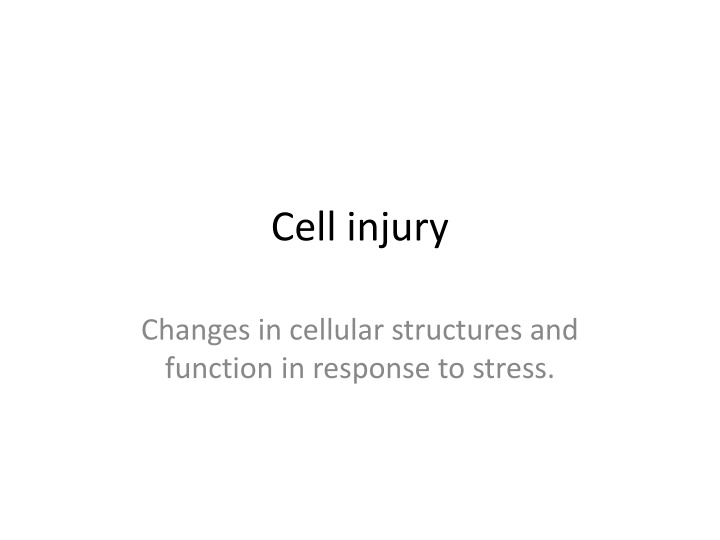 cell injury