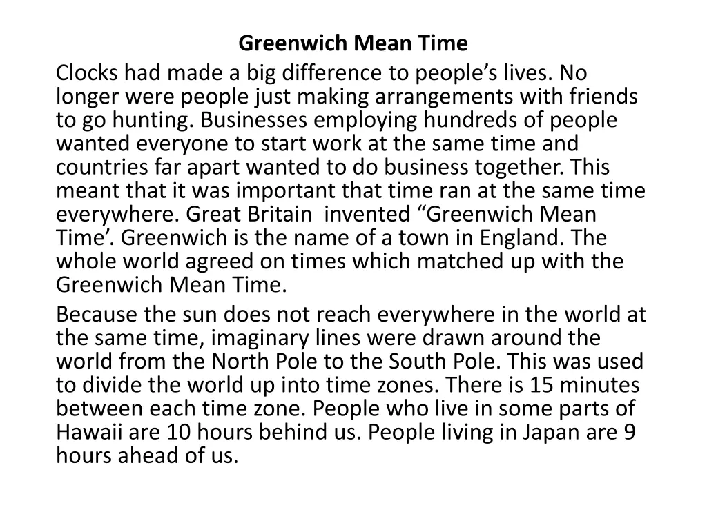 greenwich mean time