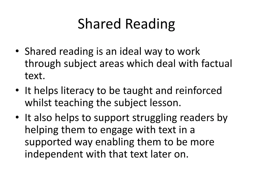 shared reading 1