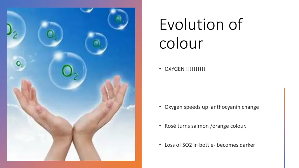 evolution of colour