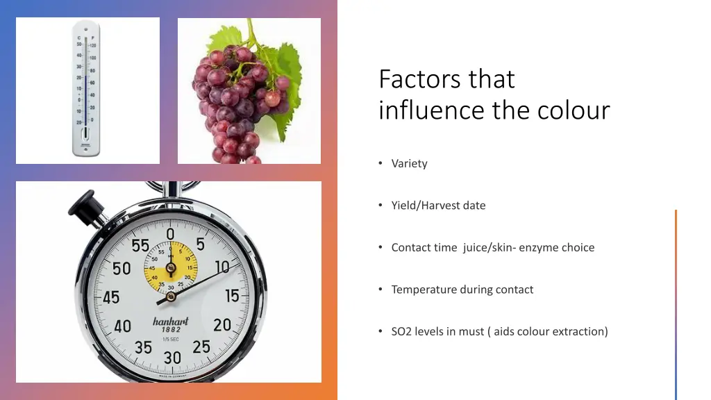 factors that influence the colour