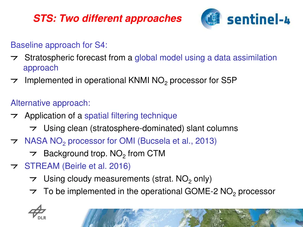 sts two different approaches