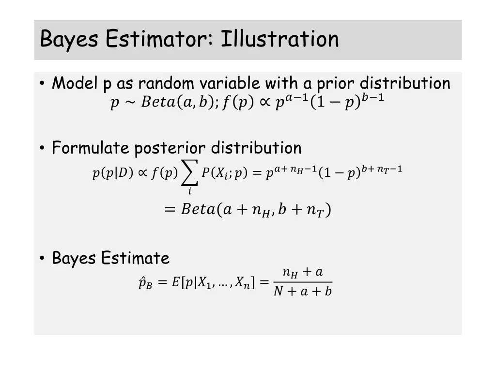 bayes estimator illustration