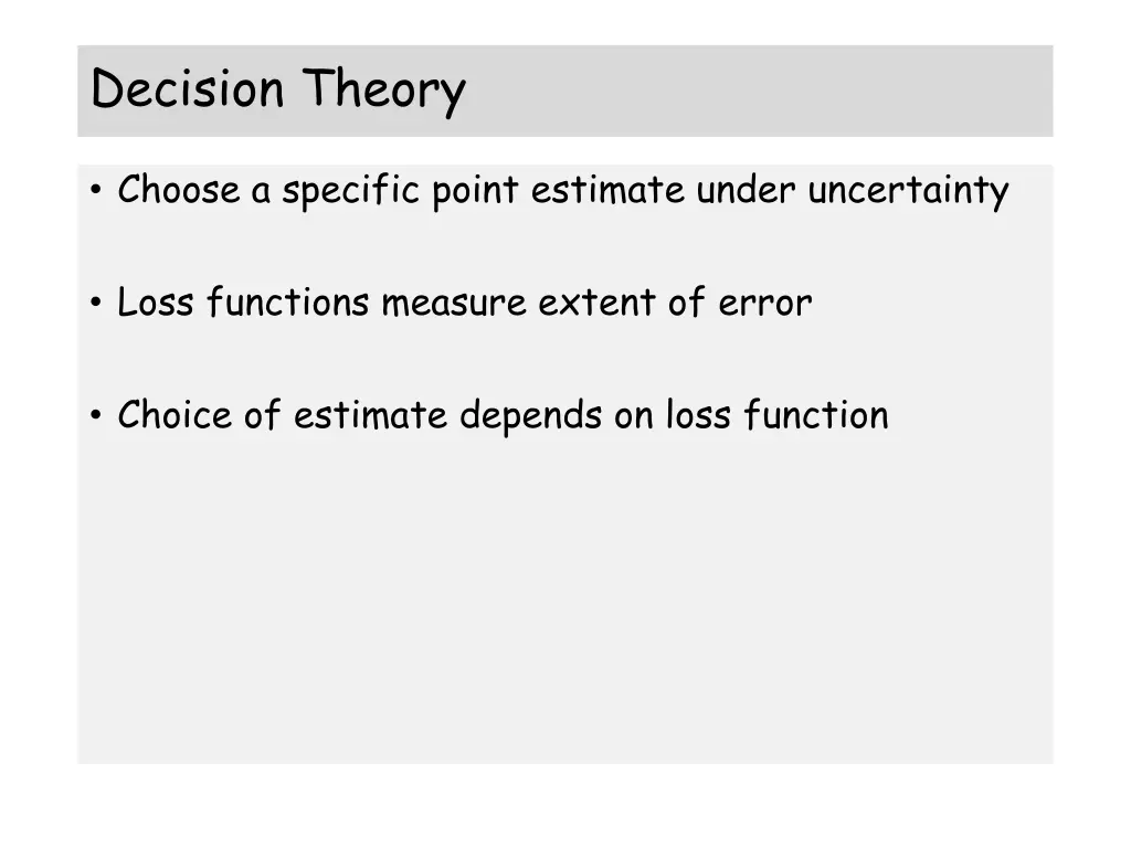 decision theory