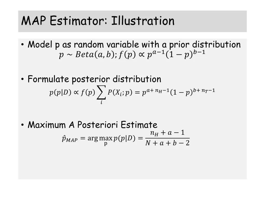 map estimator illustration