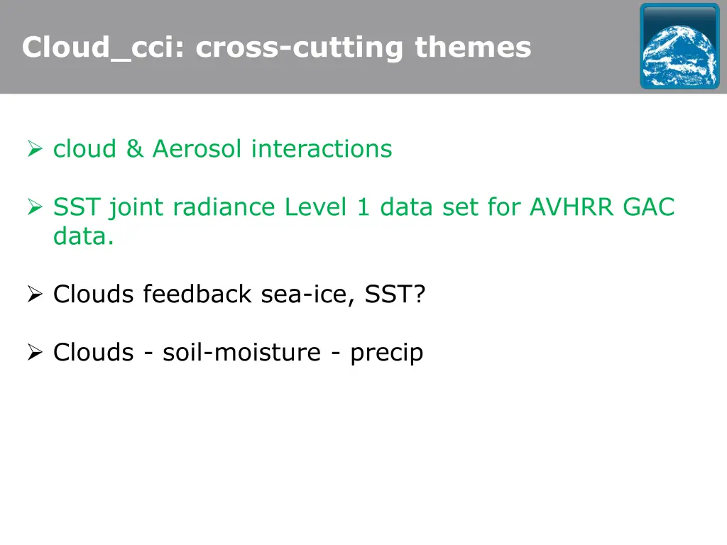 cloud cci cross cutting themes