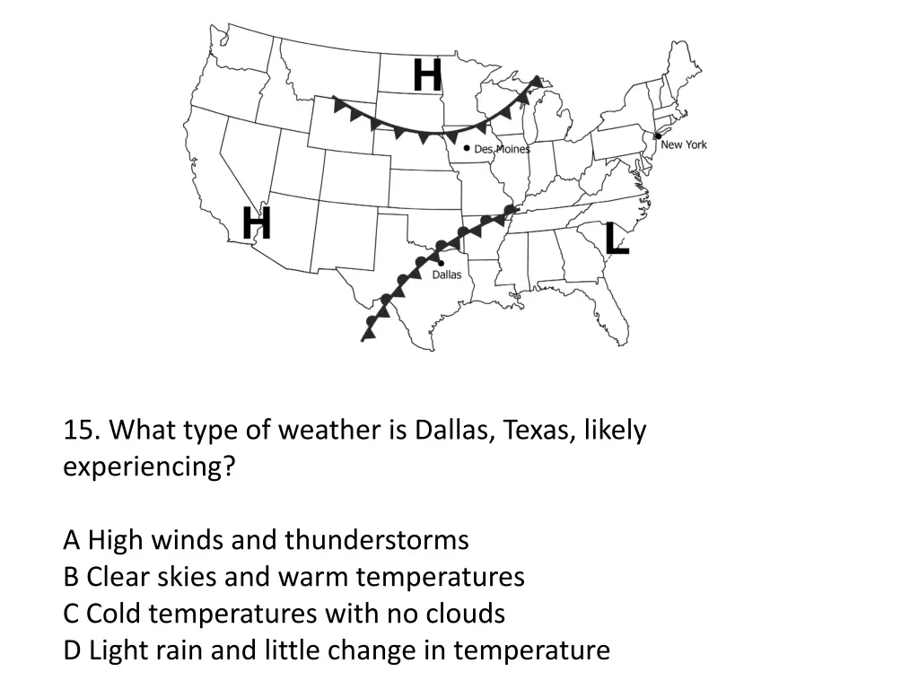 15 what type of weather is dallas texas likely