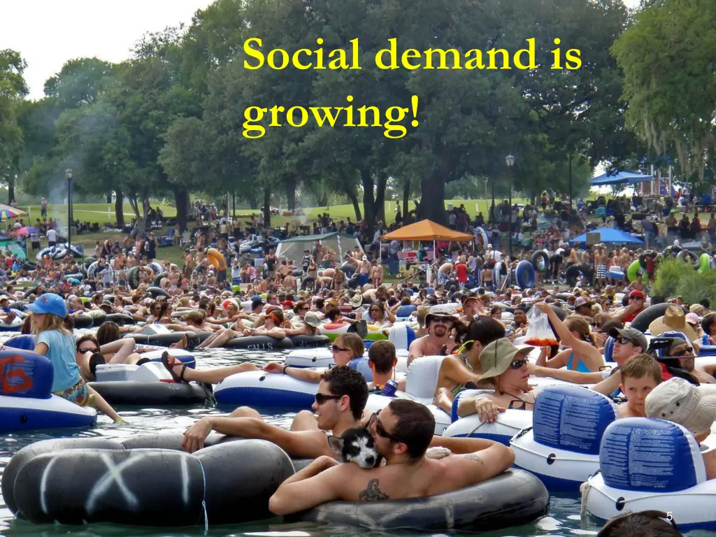 social demand is growing