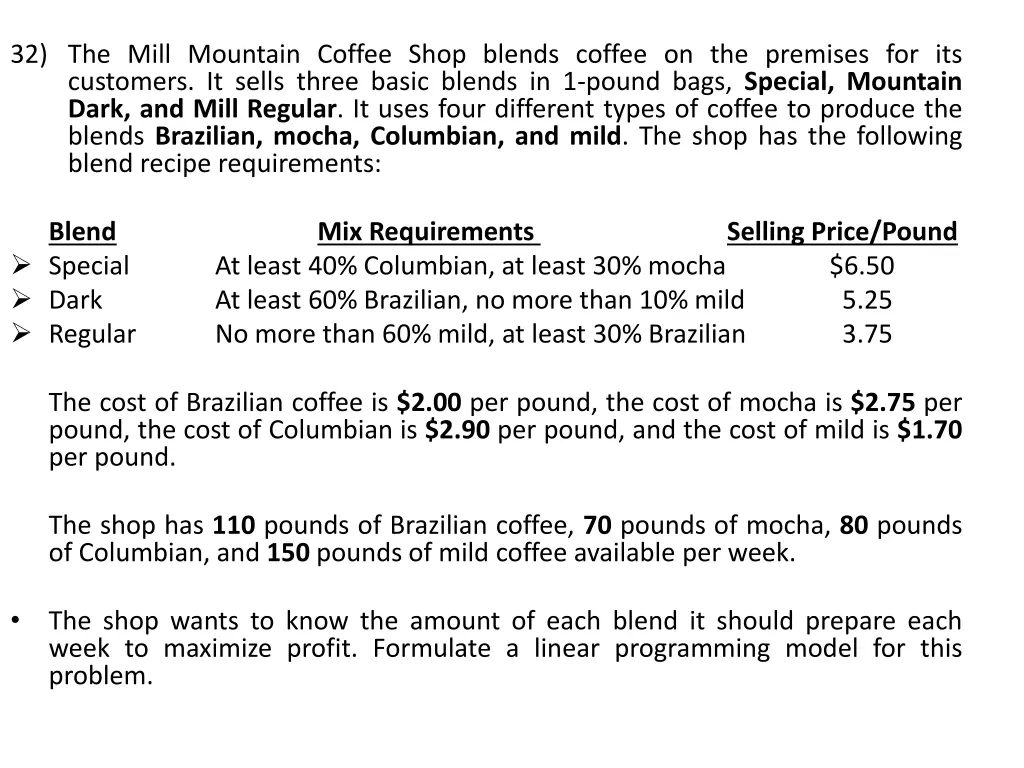 32 the mill mountain coffee shop blends coffee