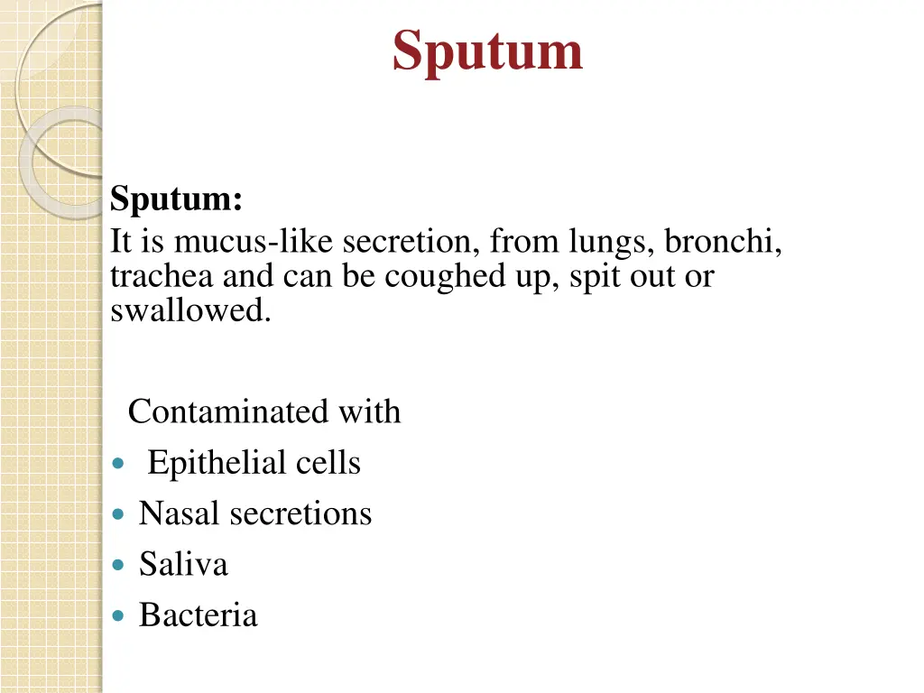 sputum