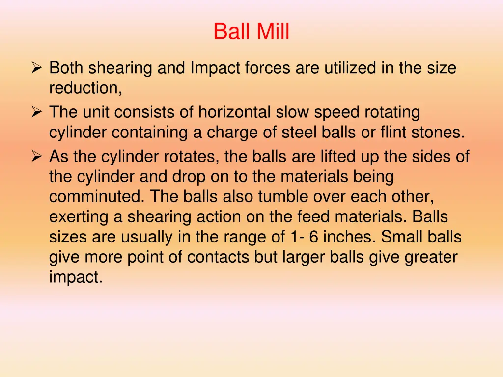 ball mill