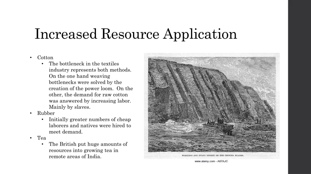 increased resource application