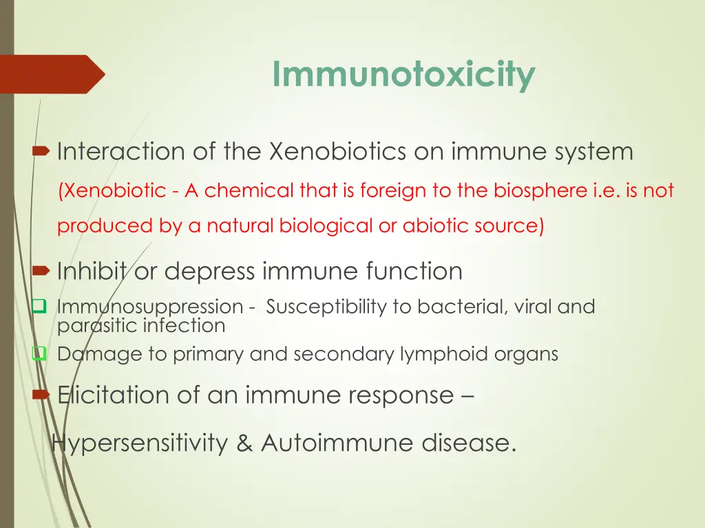 immunotoxicity