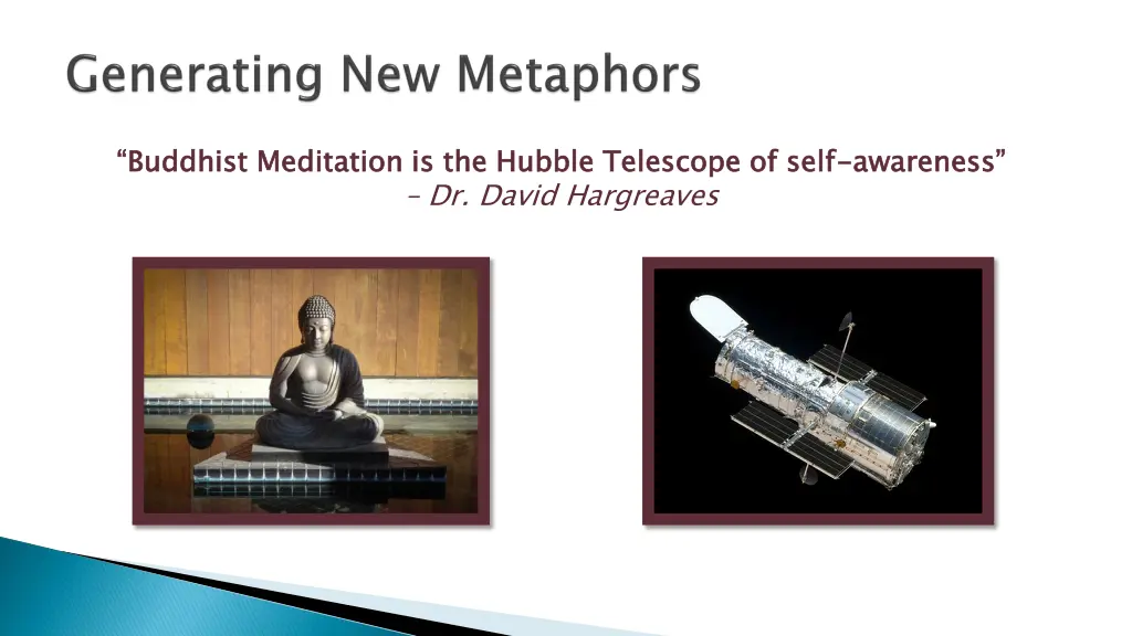 buddhist meditation is the hubble telescope