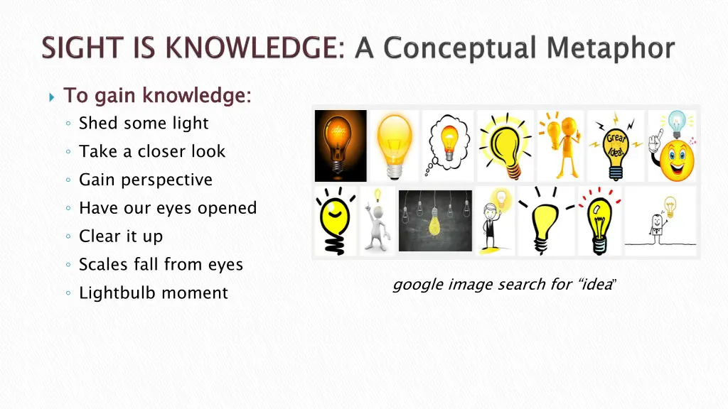 to gain knowledge shed some light take a closer