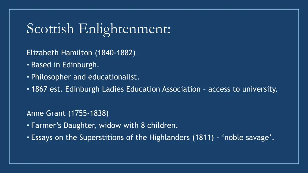 scottish enlightenment